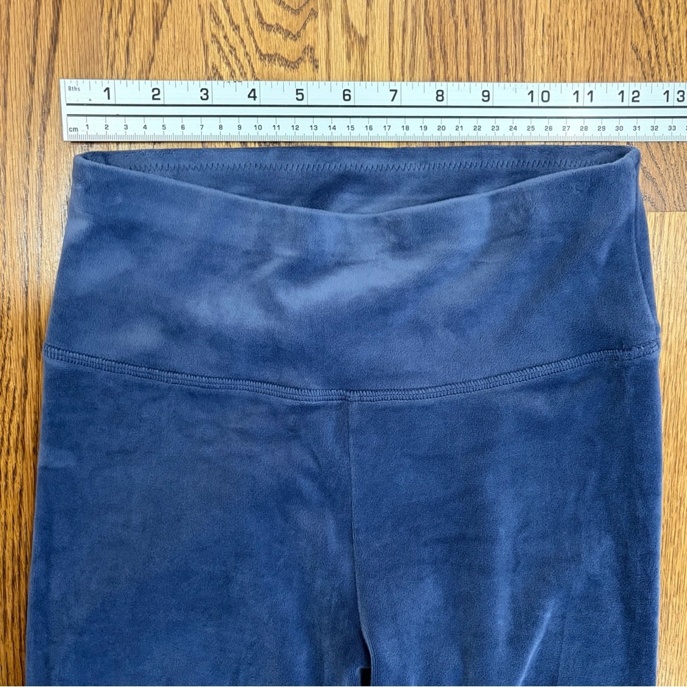 Aerie Offline Velour Blue Leggings - Picture 5 of 6